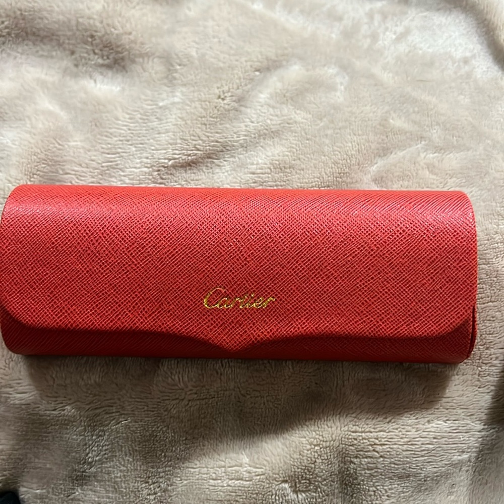 Cartier rimless glasses